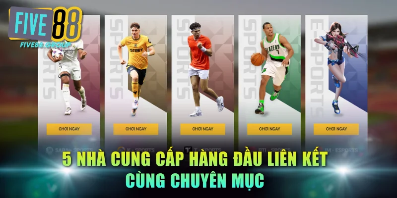 5 nhà cung cấp hàng đầu liên kết cùng chuyên mục