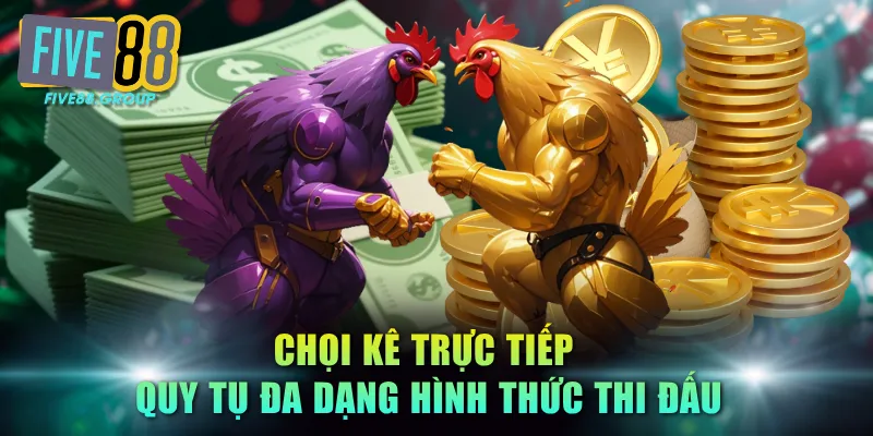 Chọi kê trực tiếp quy tụ đa dạng hình thức thi đấu