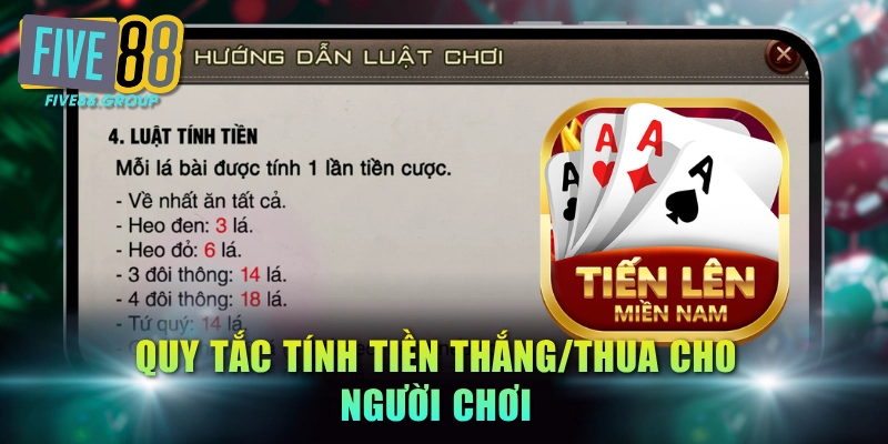 Quy tắc tính tiền thắng/thua cho người chơi