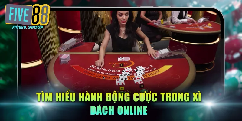 Tìm hiểu hành động cược trong Xì Dách online